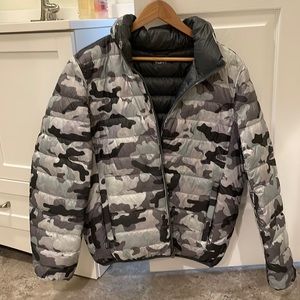 Reversible tumi men jacket